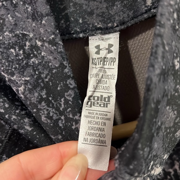 Under Armour Women's UA Running Fitted Long Sleeve 1/2 Zip-Aqua size XS - Picture 3 of 6